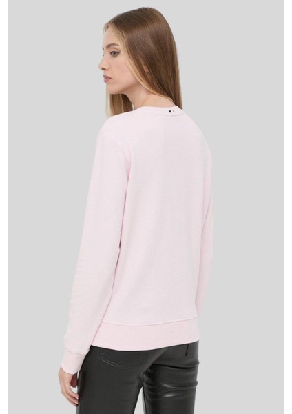 Regular Fit Kadın Sweatshirt Pembe