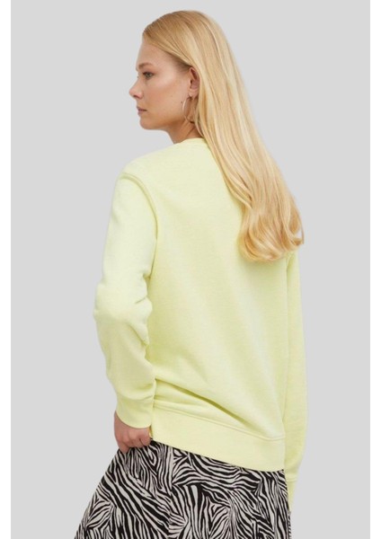 Regular Fit Kadın Sweatshirt Sarı