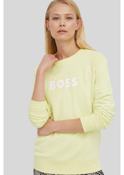 Regular Fit Kadın Sweatshirt Sarı