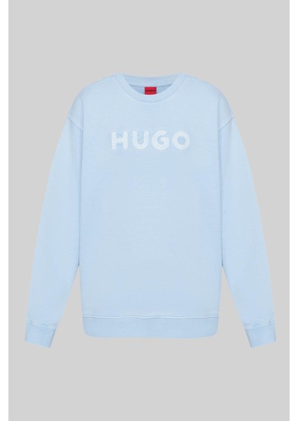 Kadın Marka Logolu Sweatshirt Mor