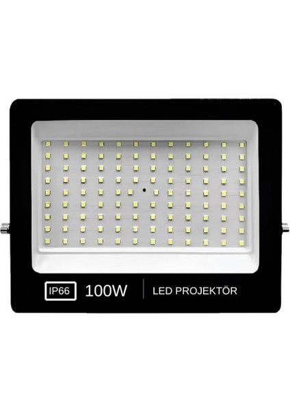 100W LED Projektör Beyaz Işık 6500K Slim LED Projektör