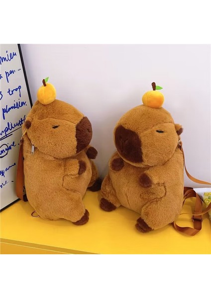 Çirkin Capybara Sırt Çantası Peluş Bebek Tatil Hediyesi (Yurt Dışından) fiyatları