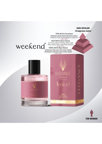 Weekend 50 ml Edp Kadın Parfümü For Women