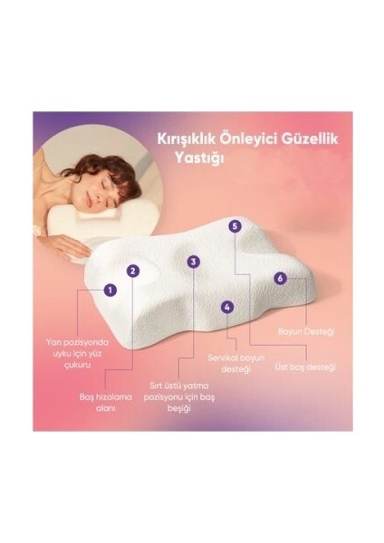 Kırışıklık Önleyici Ortopedik Güzellik Yastığı fiyatları