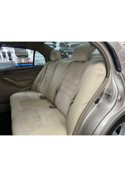 Honda Civic Araca Özel Oto Koltuk Kılıfı - Taytüyü ve Deri fırsatları