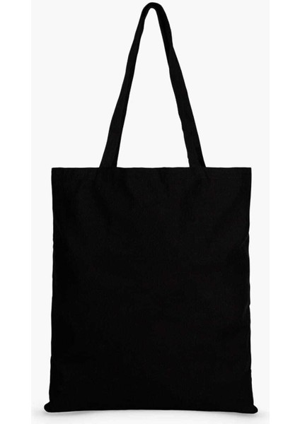 Şık Siyah Tekstil Çanta, Hafif ve Dayanıklı, Günlük Kullanıma Uygun