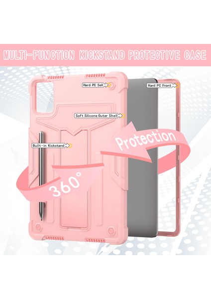 Lenovo Tab M11/ Xiaoxin Pad 11 2024 Için Silikon + Pc Kılıfı (Yurt Dışından) modelleri