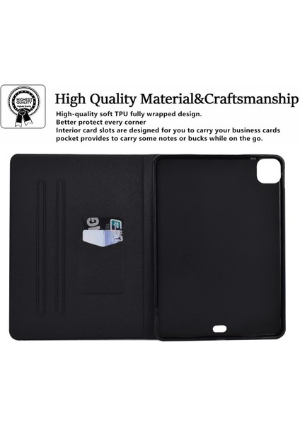 iPad Pro 11 2024 Için Çizim Deri Tablet Kılıfı (Yurt Dışından) fiyatları