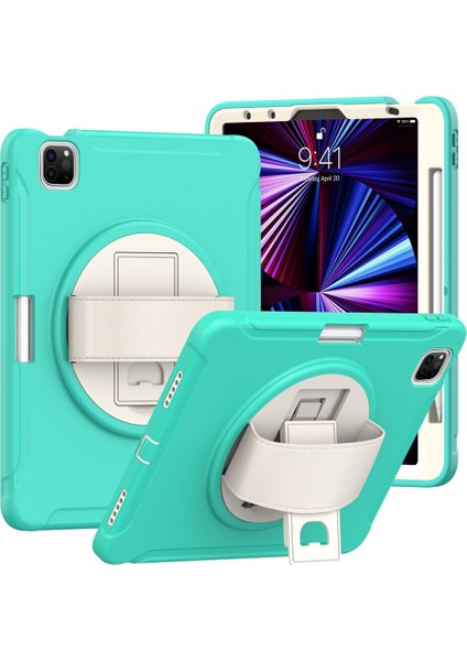 iPad Pro 11 2024 Için Silikon Hibrit Pc Tablet Kılıfı (Yurt Dışından)