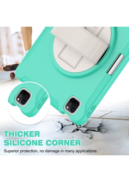 iPad Pro 11 2024 Için Silikon Hibrit Pc Tablet Kılıfı (Yurt Dışından) fiyatları