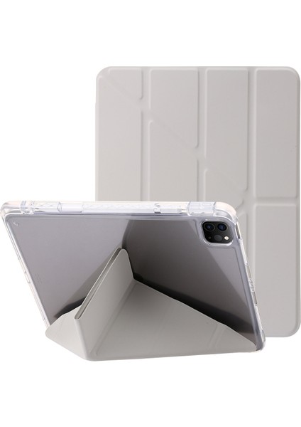 iPad Pro 11 2024 Için Deformasyon Deri Kılıf (Yurt Dışından)