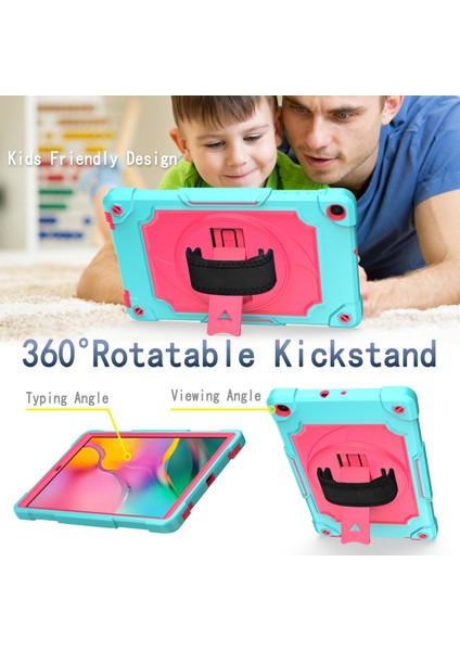 Samsung Galaxy Tab A 10.1 (2019)/T515 Için Silikon+Pc Kılıfı (Yurt Dışından) modelleri