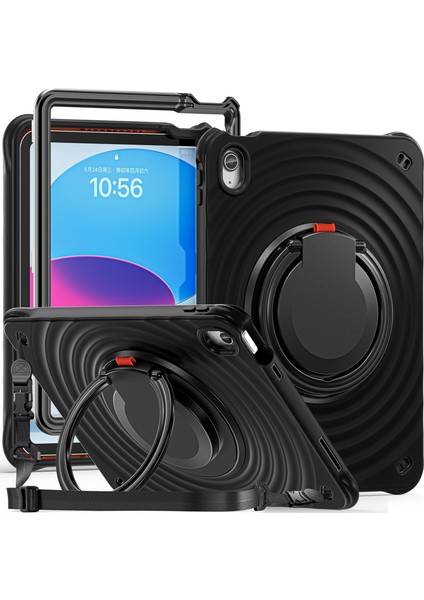 iPad 10. Nesil 10.9 2022 Için Silikon Hibrit Pc Kılıfı (Yurt Dışından)