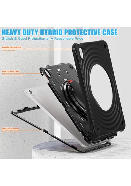 iPad 10. Nesil 10.9 2022 Için Silikon Hibrit Pc Kılıfı (Yurt Dışından) modelleri