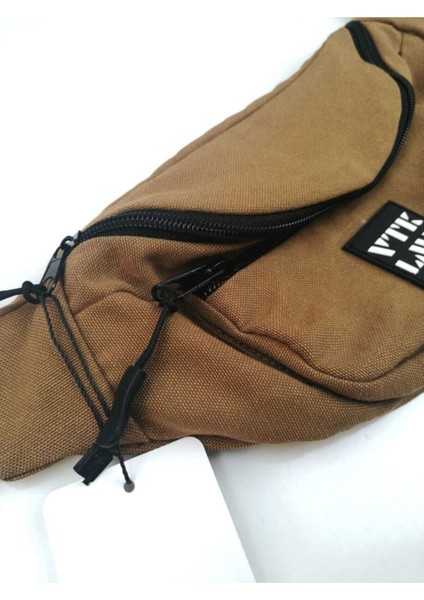 Kahverengi unisex şık ve kullanışlı omuz ve bel çantası, günlük tarzınıza uyum sağlar indirimleri