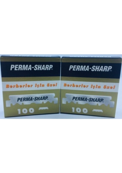 Yarım 100'LÜ Berber Jileti 2'li Set