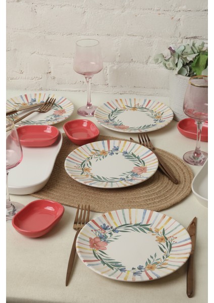 Soft Flowers Kahvaltı Takımı 10 Parça 4 Kişilik 22322 modelleri