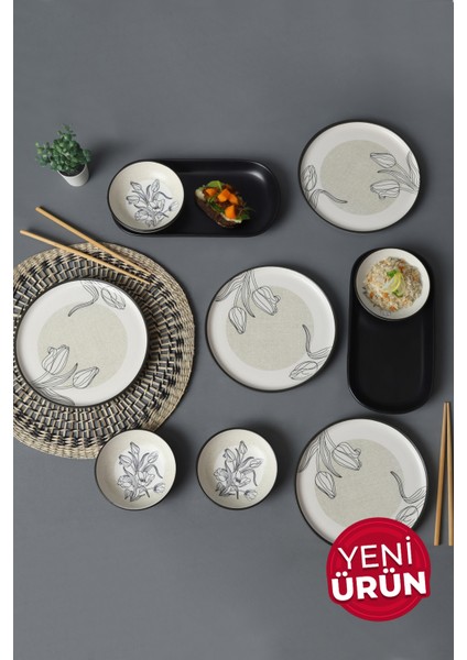 Shade Flowers Kahvaltı Takımı 10 Parça 4 Kişilik 21847-48