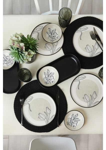 Shade Flowers Kahvaltı Takımı 10 Parça 4 Kişilik 21847-48