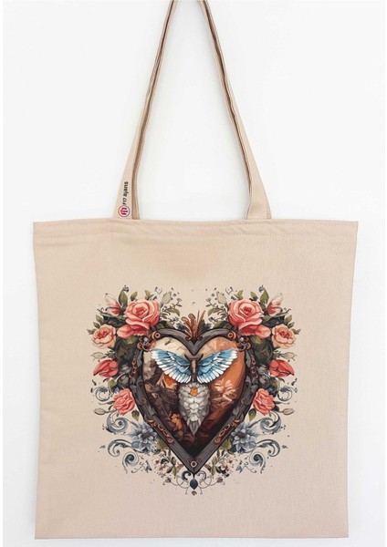 Şık Bej Keten Çanta, Hafif ve Dayanıklı Günlük Kullanım için Uygun