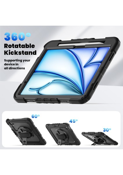 iPad Air 11 2024 Için Silikon Hibrit Pc Tablet Kılıfı (Yurt Dışından) indirimleri