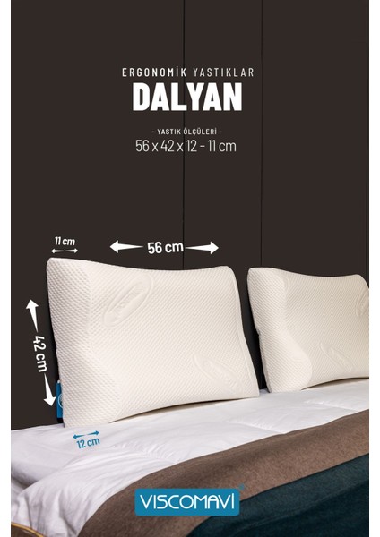 Dalyan Ortopedik Visco Yastık Ergonomik Hafızalı Visco Yastık fırsatları