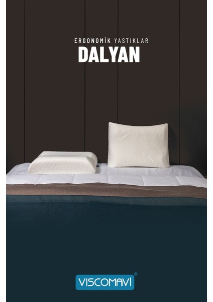 Dalyan Ortopedik Visco Yastık Ergonomik Hafızalı Visco Yastık