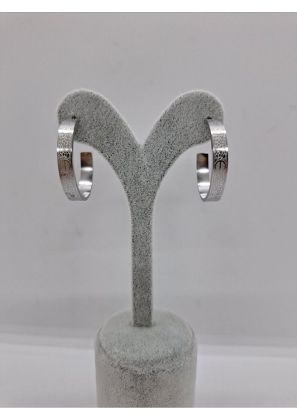 Çelik Cartier Halka Küpe 3 cm modelleri