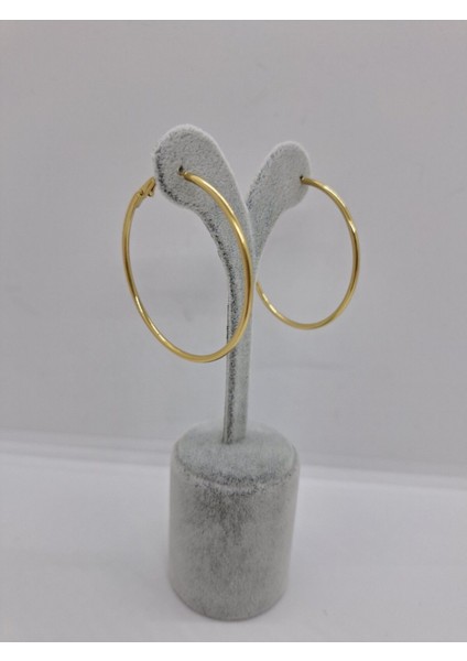Çelik Halka Küpe 5 cm