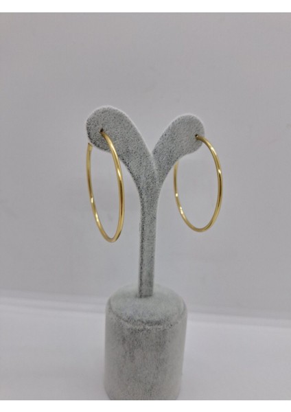 Çelik Halka Küpe 5 cm