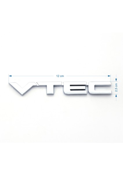 Vtec Plastik Krom Arma Bagaj Etiketi Logo Sticker fiyatları