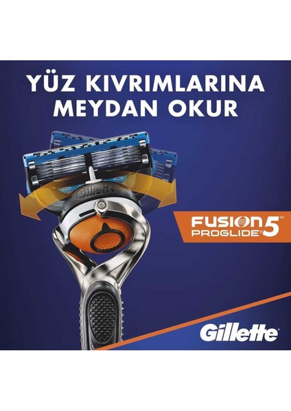 Fusion Proglide Flexball (5 Bıçaklı) 2 Yedekli Tıraş Makinesi