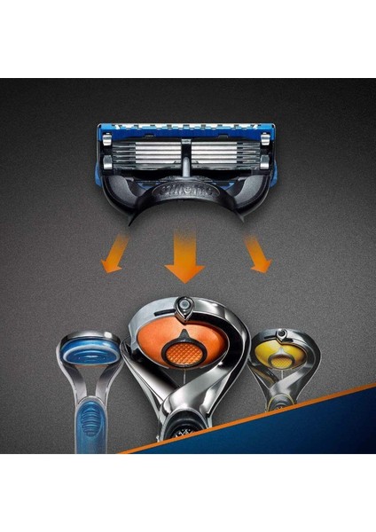 Fusion Proglide Flexball (5 Bıçaklı) 2 Yedekli Tıraş Makinesi
