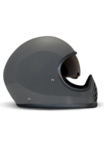 Fullface Seventyseven Crayon Grey Kapalı Motosiklet Kaskı