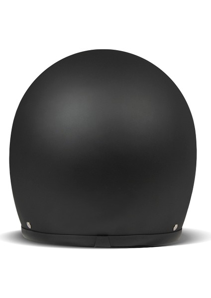 Jet Retro Matt Black Açık Motosiklet Kaskı