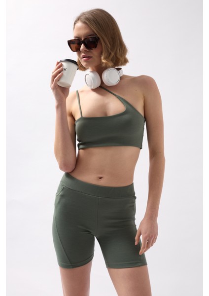 Çapraz Askı Haki Bra fırsatları