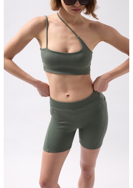 Çapraz Askı Haki Bra indirimleri