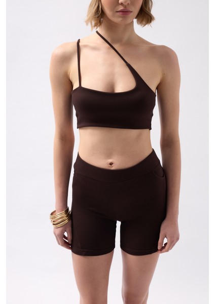 Çapraz Askı Kahverengi Bra indirimleri