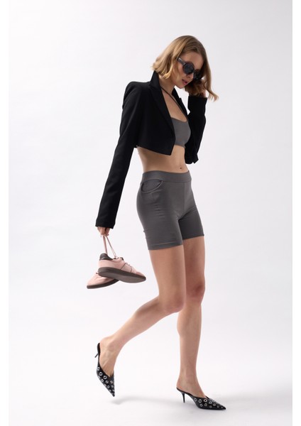 Çapraz Askı Gri Bra modelleri