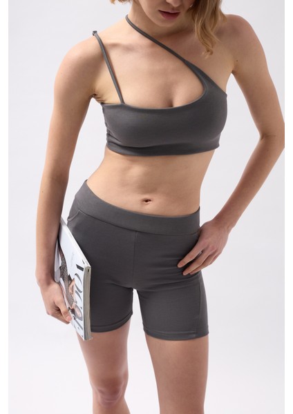 Çapraz Askı Gri Bra indirimleri