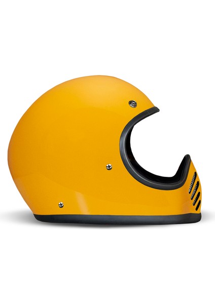 Fullface Seventyseven Yellow Kapalı Motosiklet Kaskı