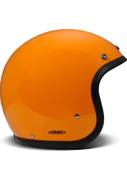 Jet Retro Orange Açık Motosiklet Kaskı