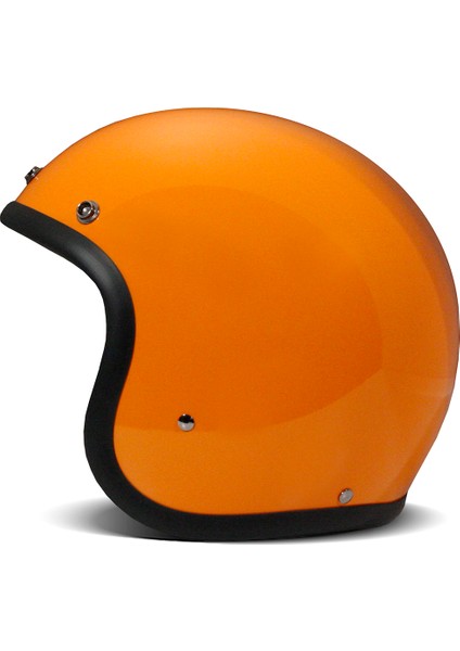 Jet Retro Orange Açık Motosiklet Kaskı