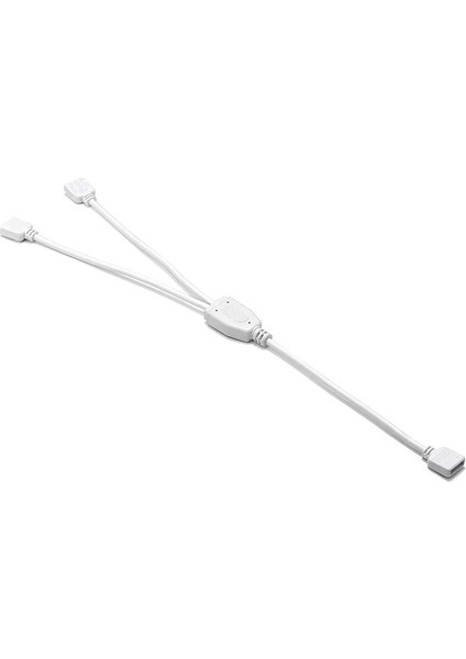 2 yollu beyaz RGB LED şerit Splitter bağlantı kablosu DC 5V-12V Y şekli uzatma kablosu çoklayacı çoğaltıcı konnektör fiyatları