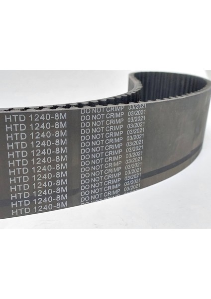 HTD8M 1240 60 mm Kauçuk Zaman Kayış