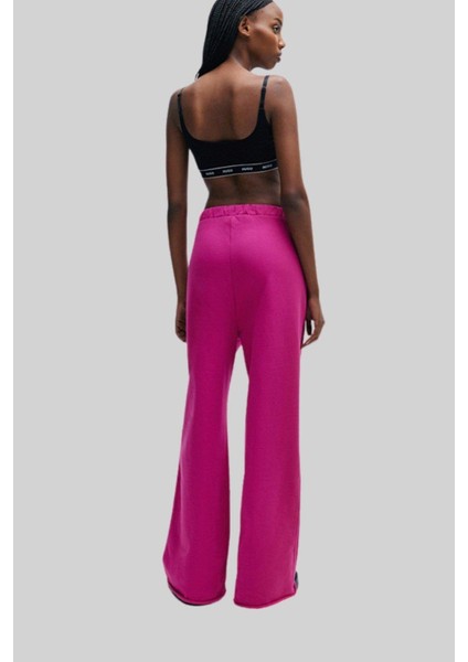 Kadın Bağcıklı Spor Pantolon Pembe