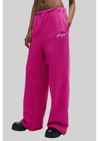 Kadın Bağcıklı Spor Pantolon Pembe