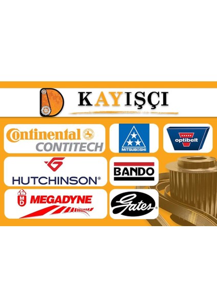 HTD3M 345 6 mm Kauçuk Zaman Kayış