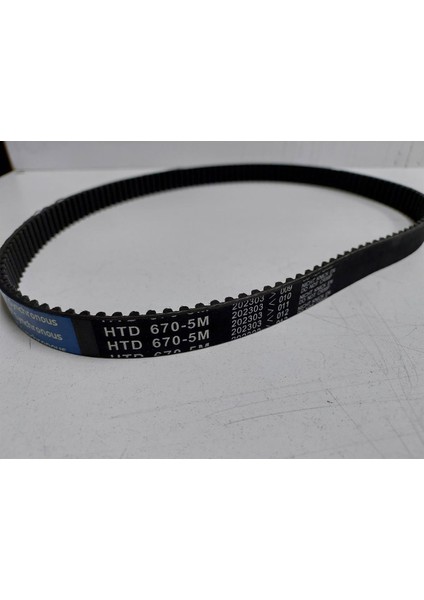 HTD5M 670 15 mm Kauçuk Zaman Kayış