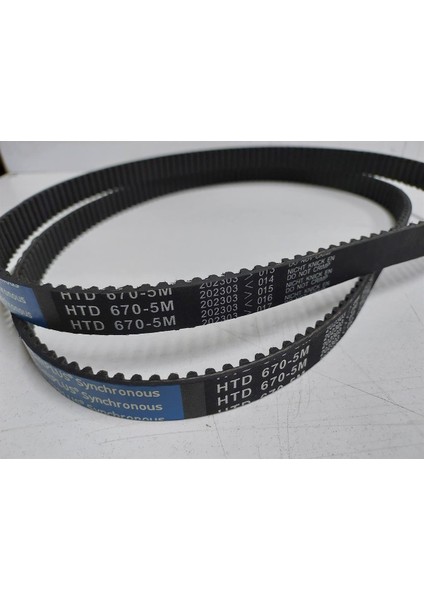 HTD5M 670 15 mm Kauçuk Zaman Kayış